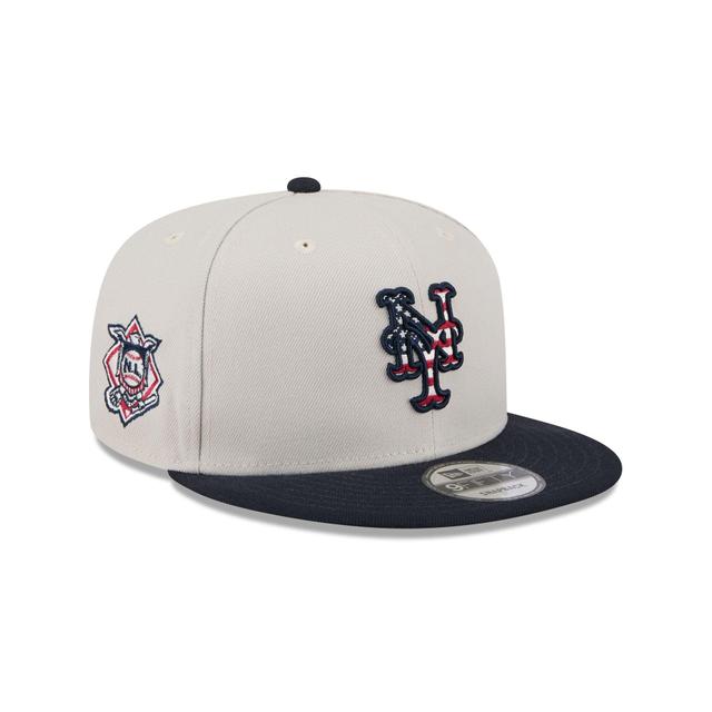 New York Mets Independence Day 2024 9FIFTY Snapback Hat Male Product Image