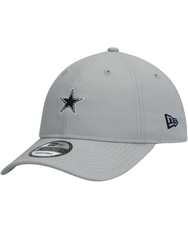 Men's New Era Gray Dallas Cowboys 9TWENTY Adjustable Hat Product Image