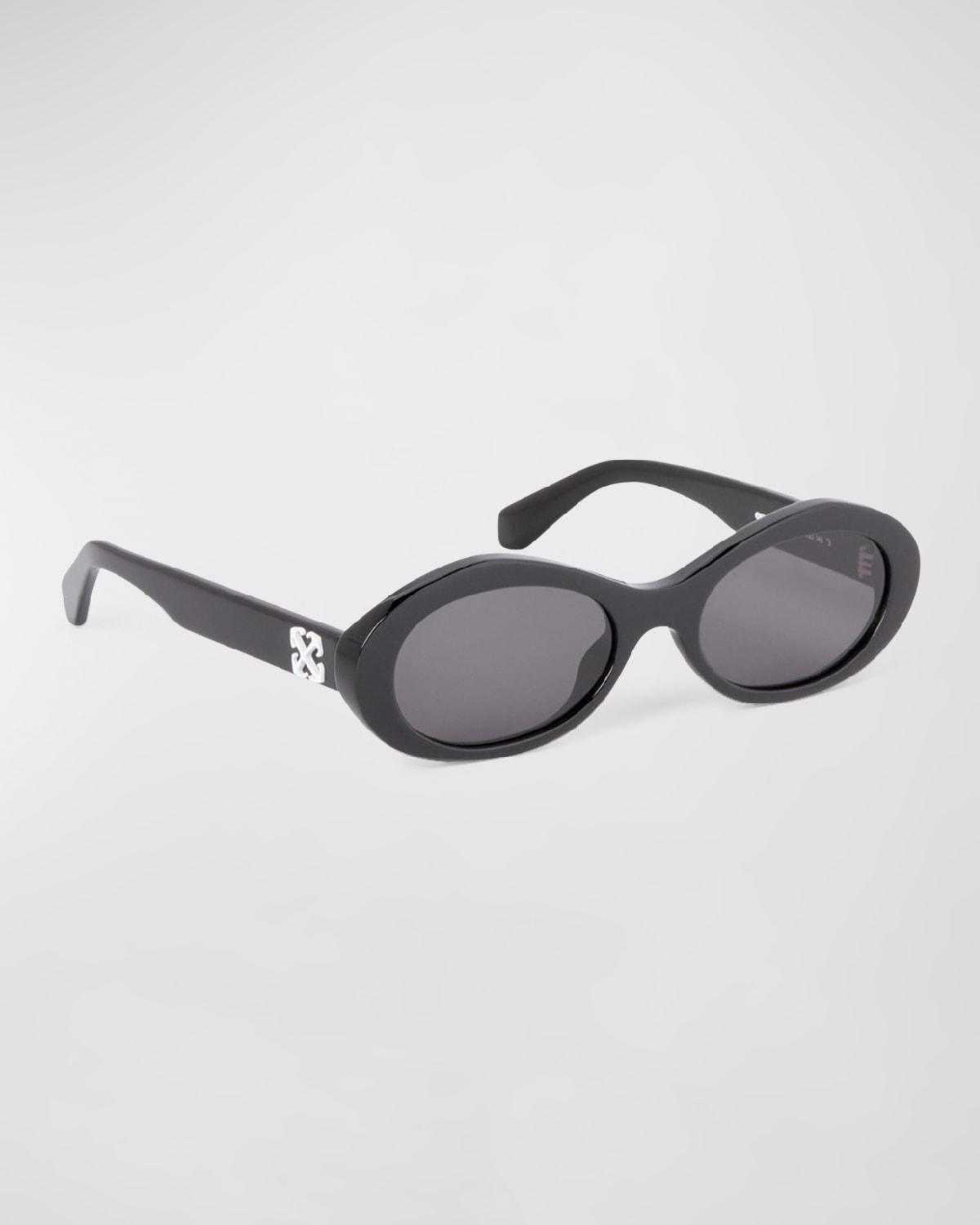 Men's Edison Acetate Oval Sunglasses  Product Image