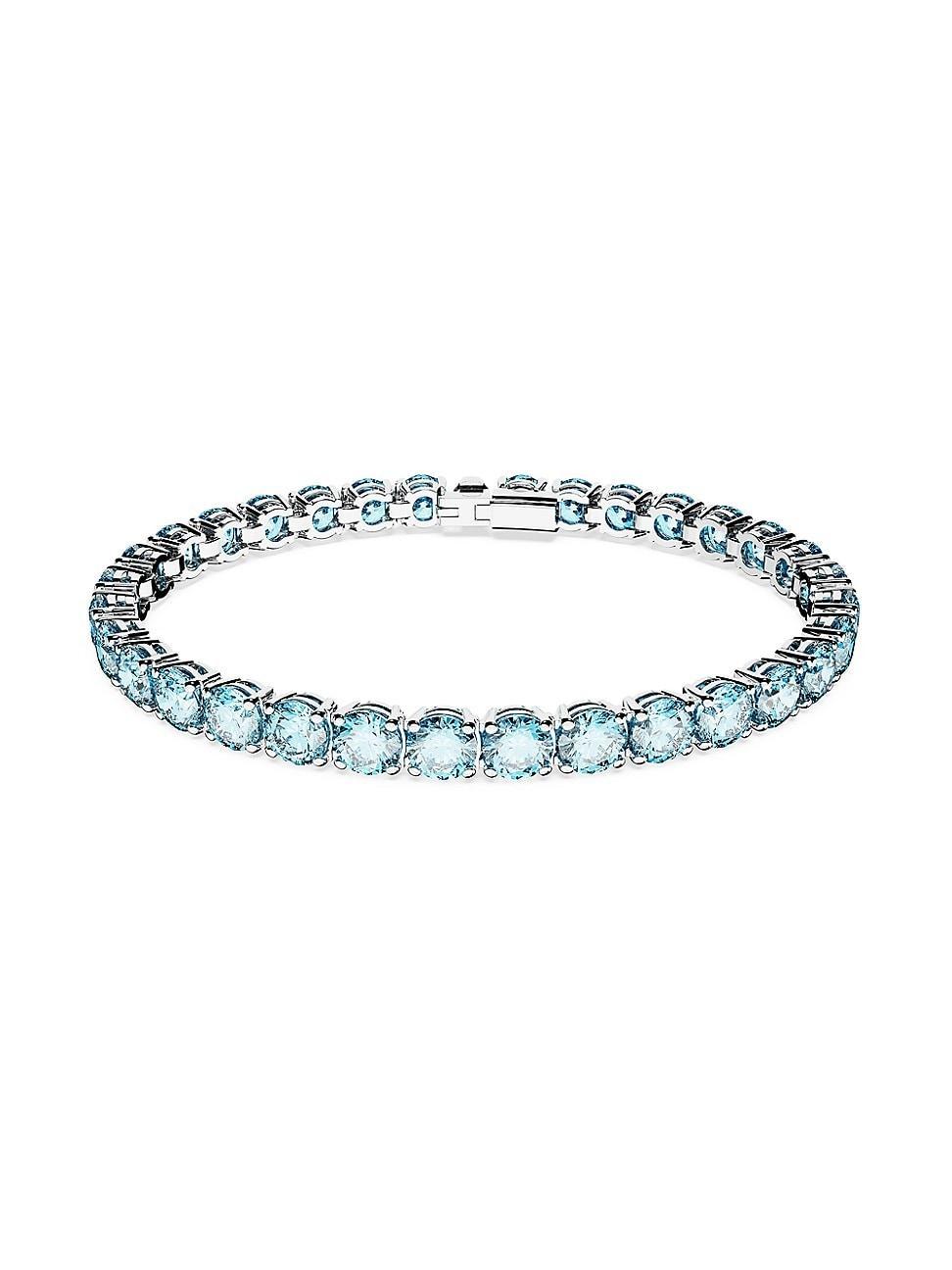 Womens Matrix Chroma Rhodium-Plated Tennis Bracelet Product Image