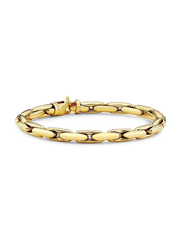 Womens 14K Yellow Gold Fancy-Link Chain Bracelet Product Image