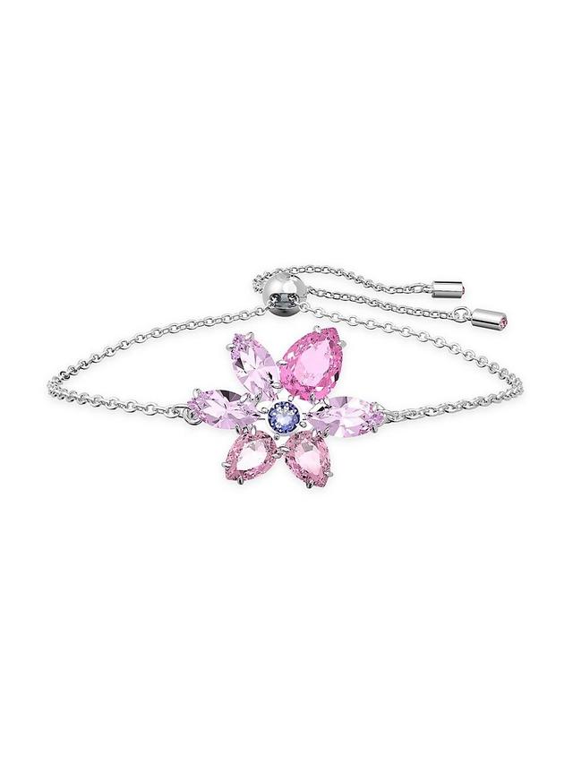 Swarovski Crystal Mixed Cuts Flower Gema Bracelet Product Image