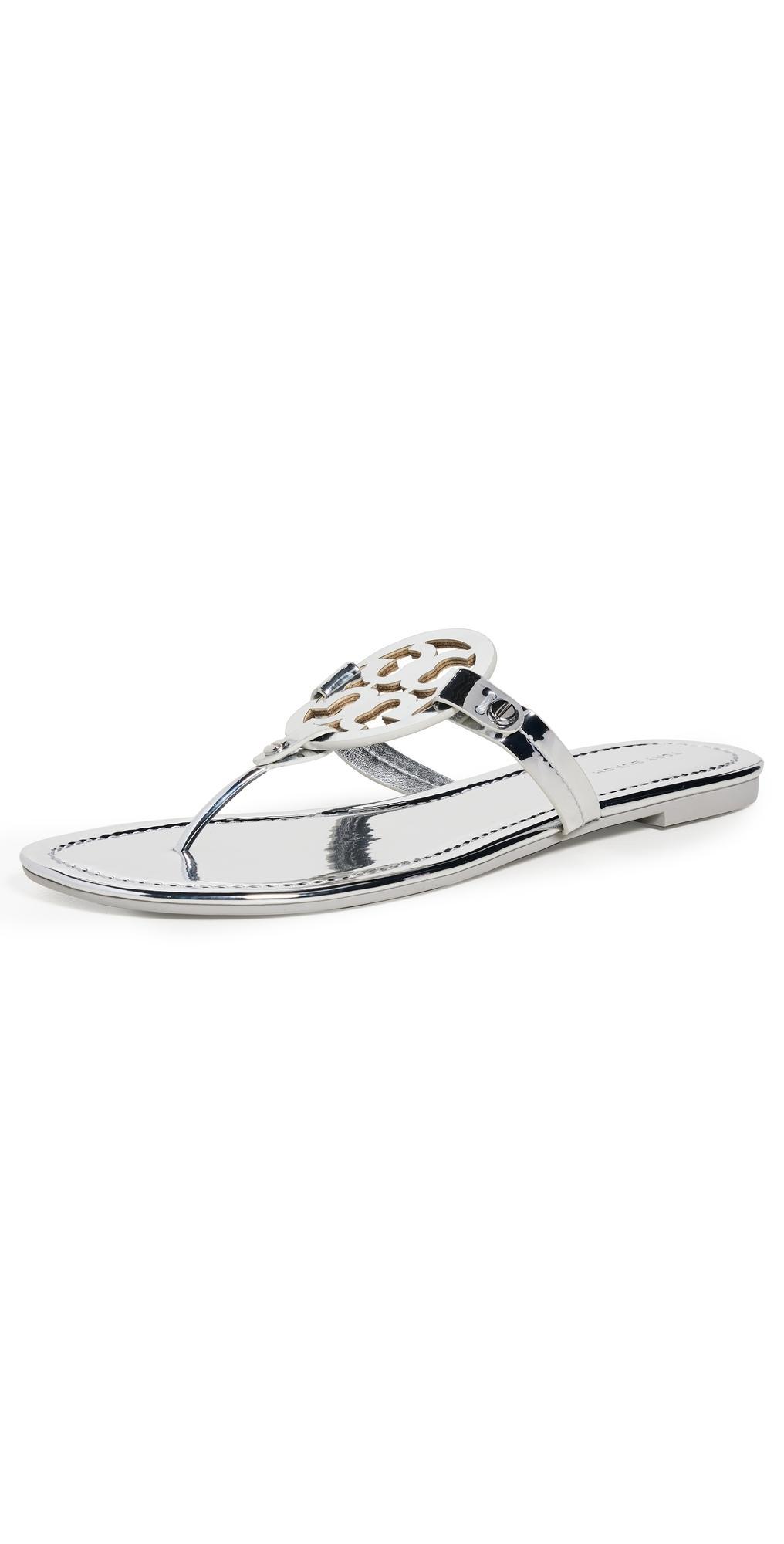 Womens Miller Patent Leather Thong Sandals Product Image