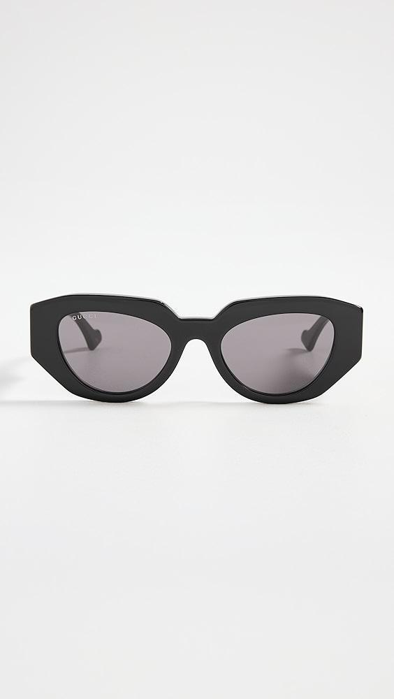 Gucci Bold Cat Eye Sunglasses | Shopbop Product Image