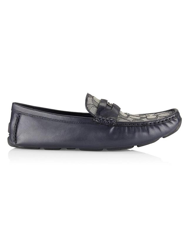 Mens C Coin Leather Loafers Product Image