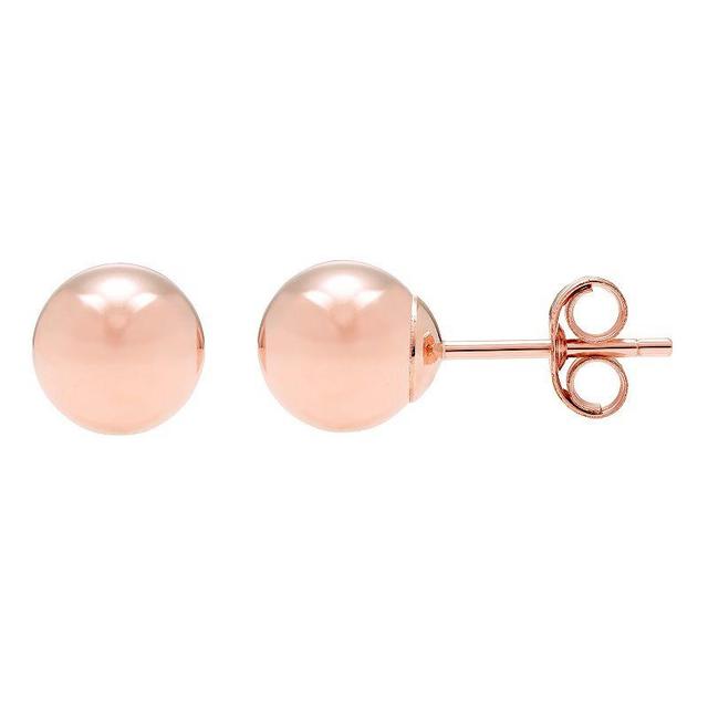 A&M 14k Gold Ball Stud Earrings, Womens Product Image