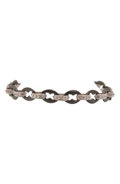 Mens Romero New World Textured Link Bracelet Product Image