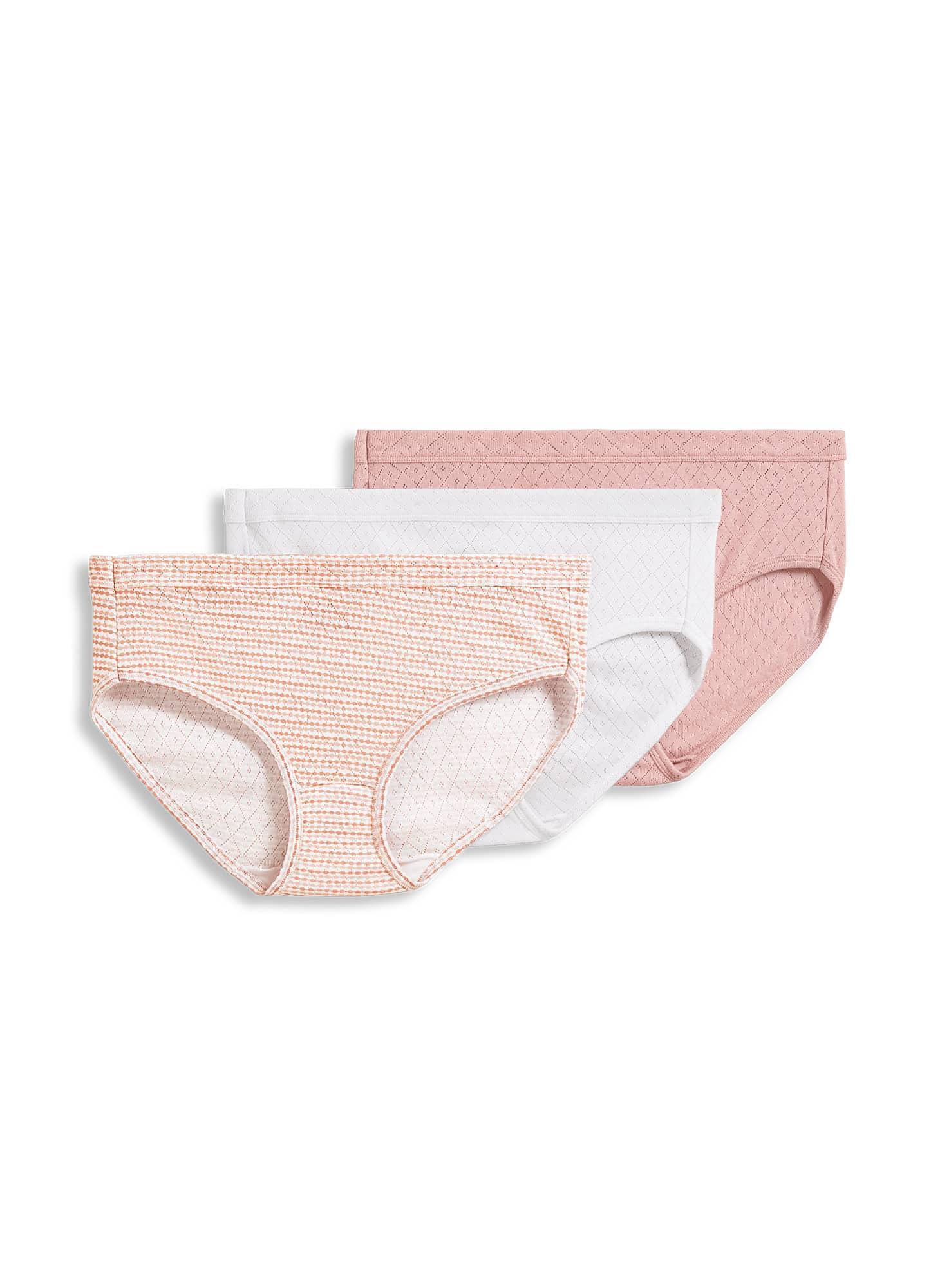 Womens Jockey 3-pk. Elance Breathe Hipster Panty Set 1540 Pink Product Image