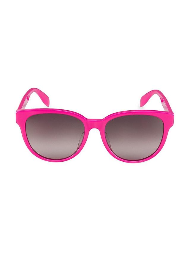 Womens Graffiti 56MM Round Acetate Sunglasses Product Image