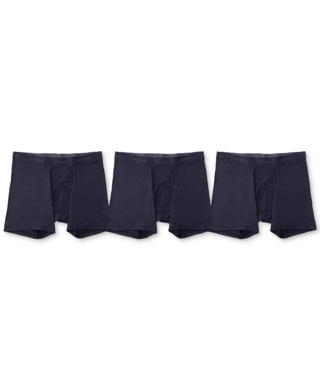 Pair of Thieves Mens Quick Dry Boxer Briefs 3pk - Navy Blue L Product Image