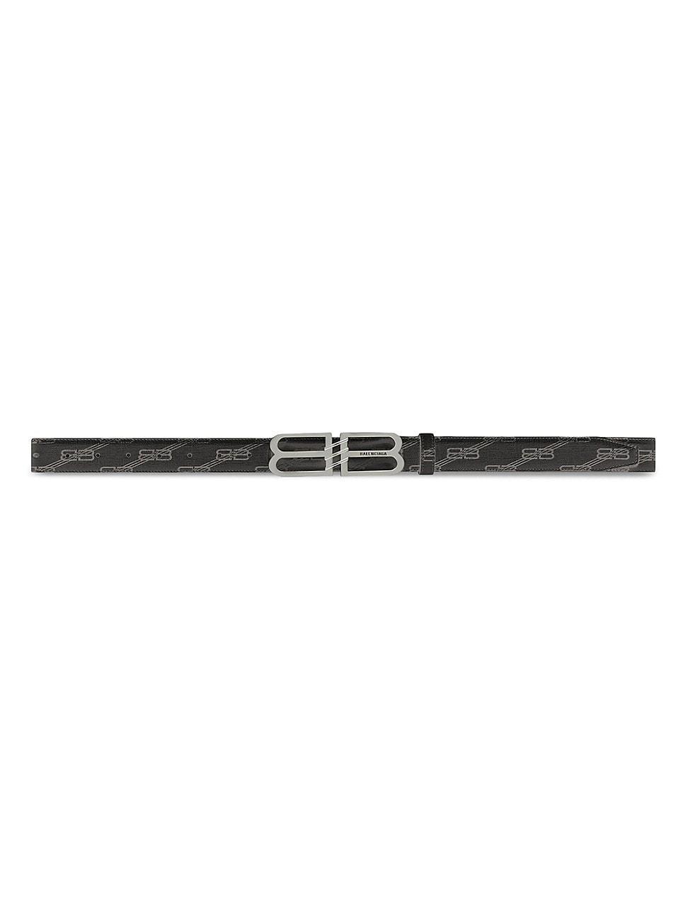 Mens BB Signature Belt BB Monogram Coated Canvas Product Image