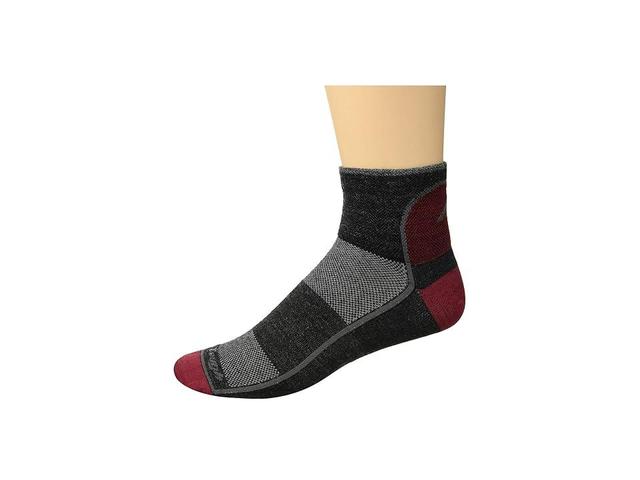 Darn Tough Vermont Merino Wool 1/4 Sock Mesh (Team DTV) Men's Quarter Length Socks Shoes Product Image