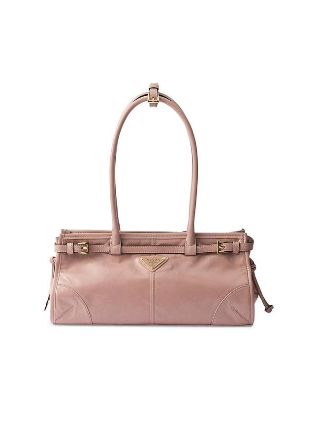 Womens Medium Leather Top Handbag Product Image