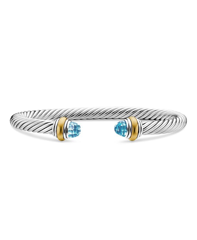 Womens Classic Cable Bracelet in Sterling Silver Product Image