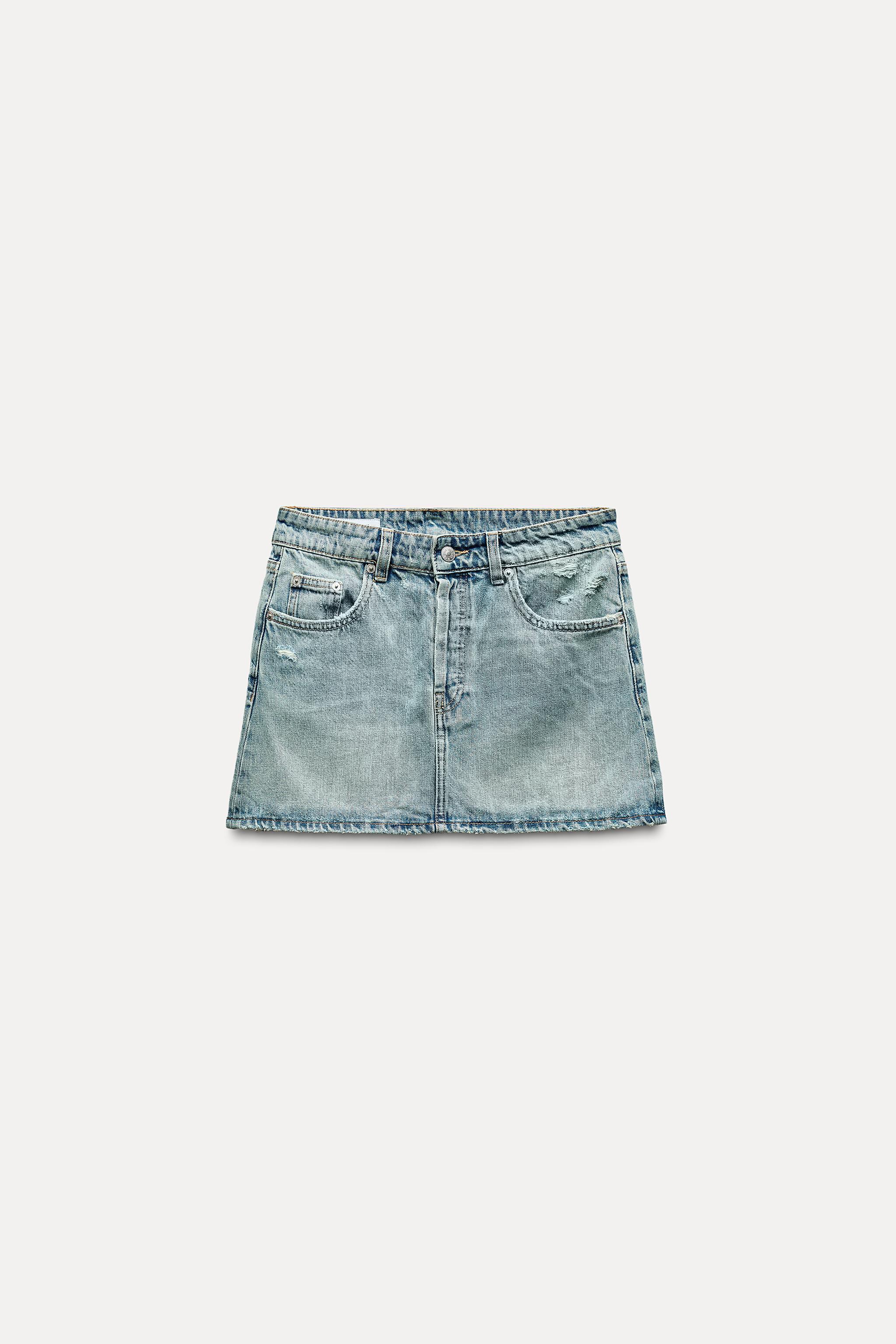 TRF DENIM MINI SKIRT Product Image