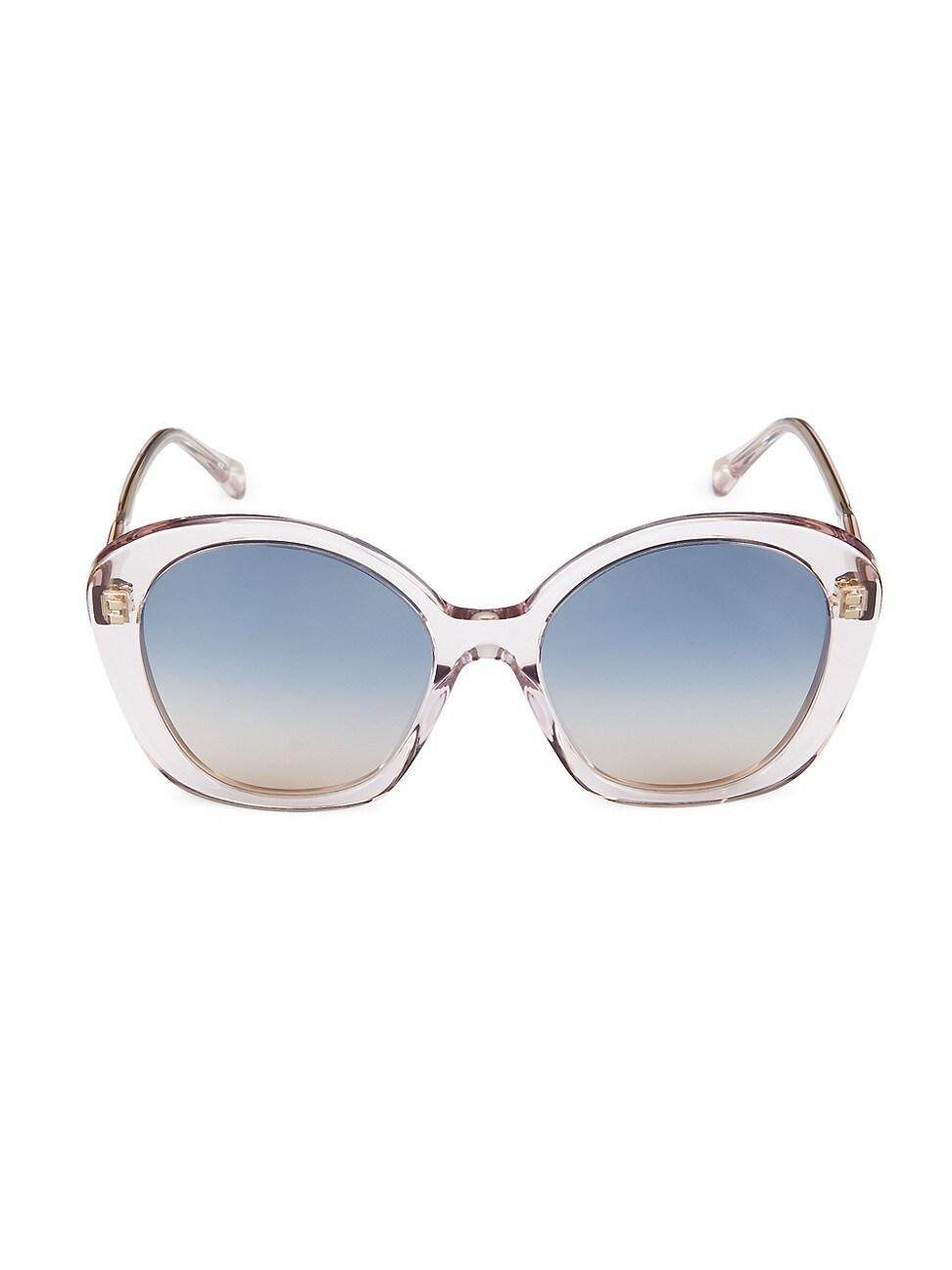 Womens Xena 55MM Geometric Sunglasses Product Image