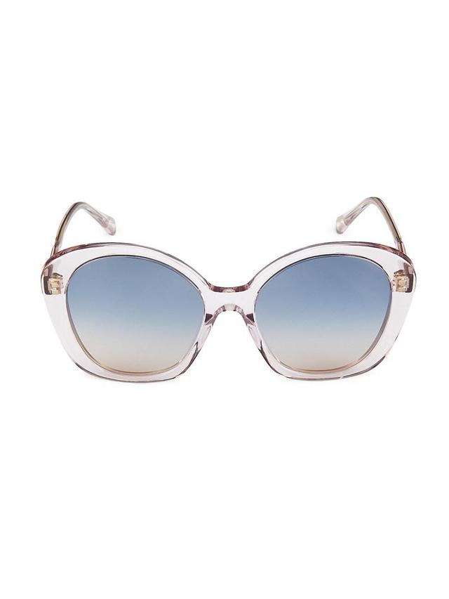 Womens Xena 55MM Geometric Sunglasses Product Image