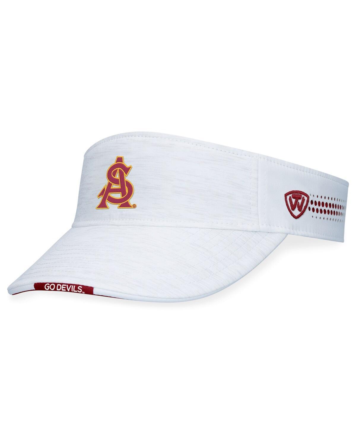 Mens Top of the World White Arizona State Sun Devils Flare Adjustable Visor Product Image