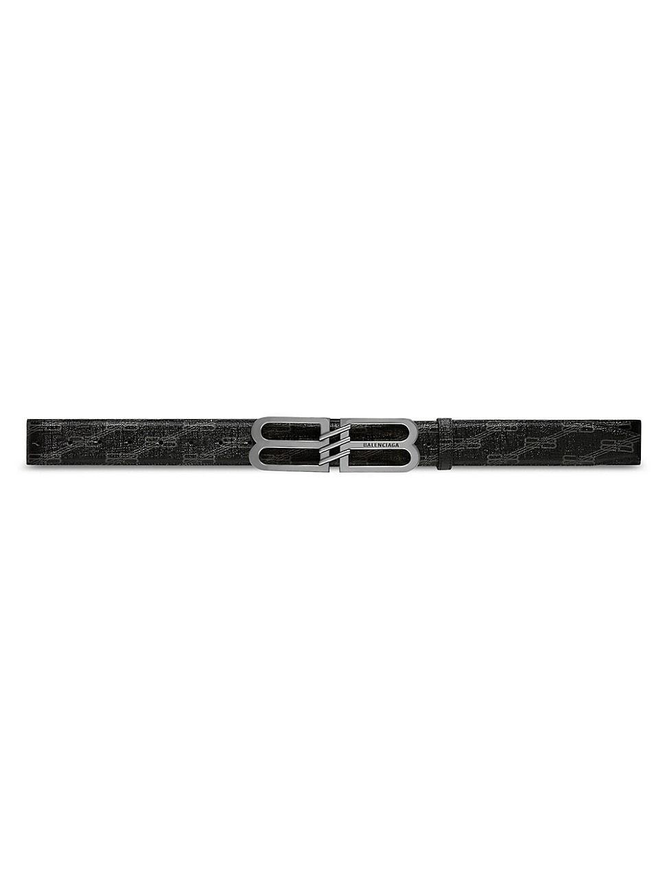 Mens Bb Signature Belt 40mm Bb Monogram Coated Canvas Product Image