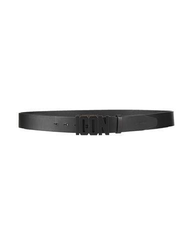 DSQUARED2 Man Belt Black Size 38 Leather Product Image