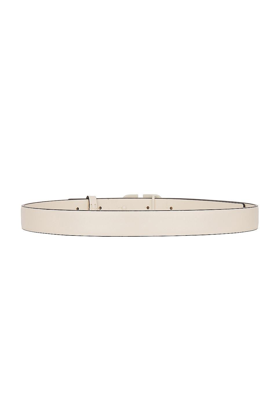 Valentino Garavani V Logo Signature Belt Ivory. (also in 65, 70, 75, 85, 90, 95). Product Image