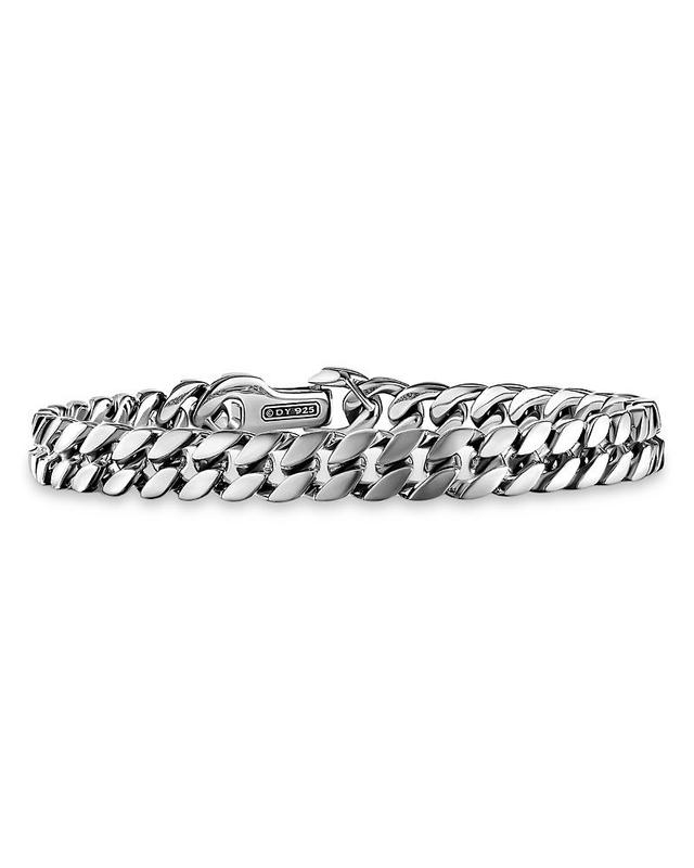 David Yurman Mens Curb Chain Bracelet in Sterling Silver, 8mm Product Image