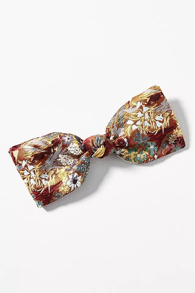 Lele Sadoughi Brocade Paloma Bow Barrette Product Image