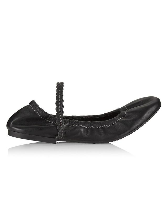 Womens Kaddy Leather Ballet Flats Product Image