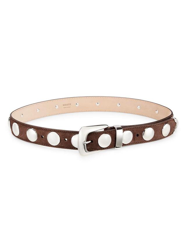 Womens Benny Studded Suede Belt Product Image