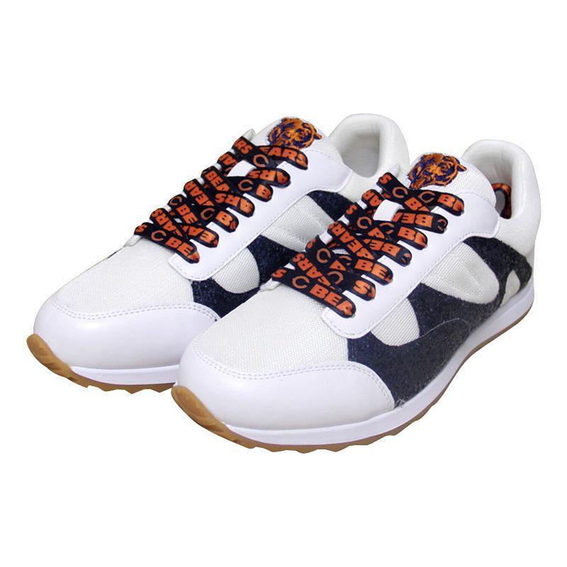 Womens Cuce Chicago Bears Glitter Sneakers Product Image