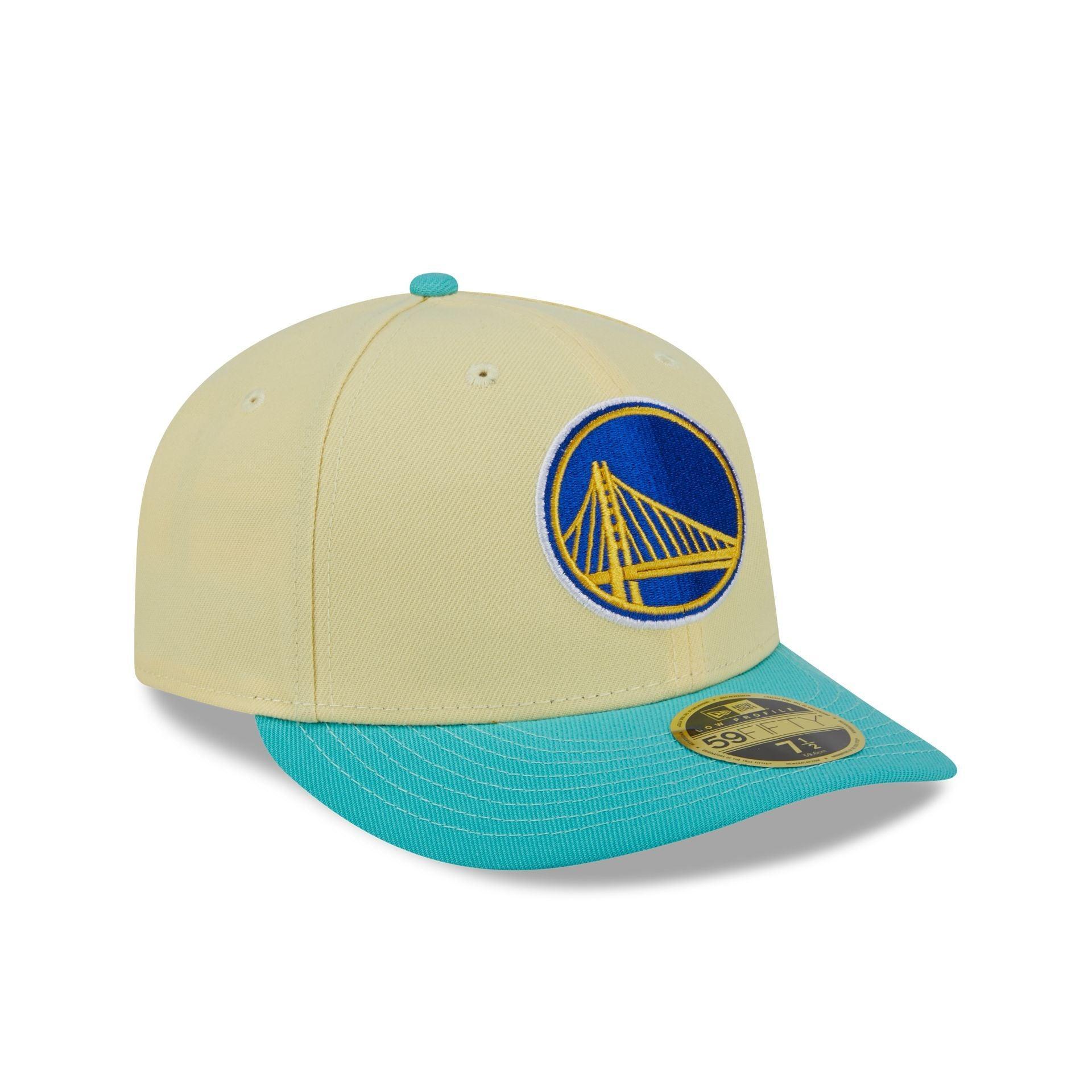 Golden State Warriors Soft Yellow Low Profile 59FIFTY Fitted Hat Male Product Image