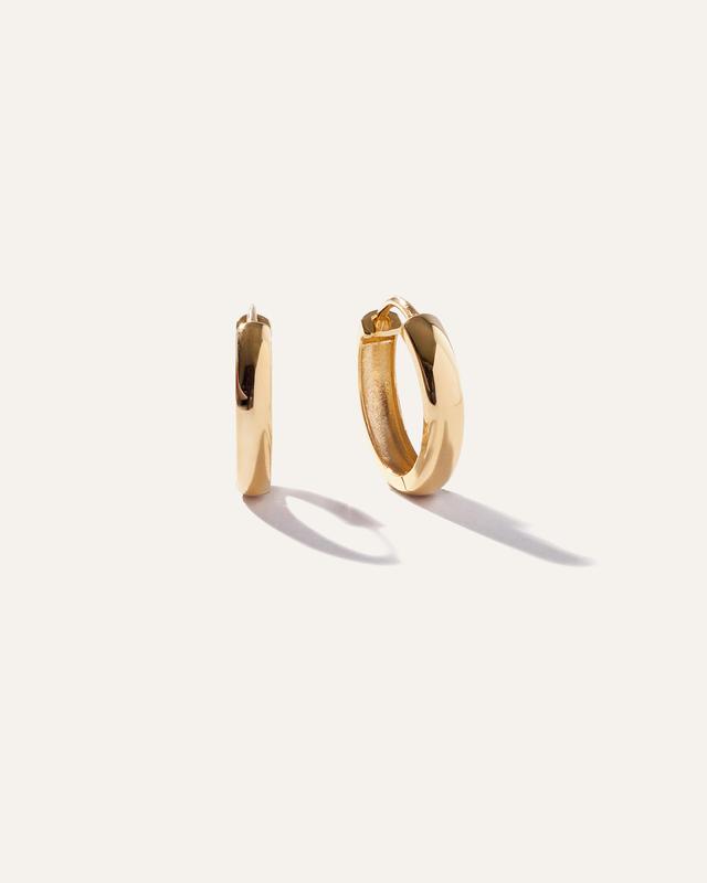 14k Gold 18mm Bold Hoop Product Image