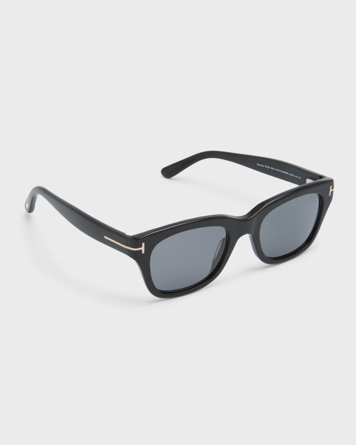 Mens 52MM Snowdon Square Sunglasses Product Image