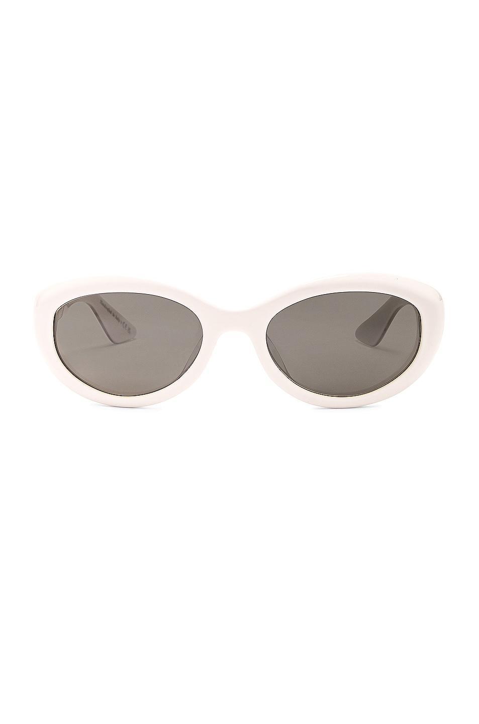 Prada Scultoreo Narrow Sunglasses in Black Product Image