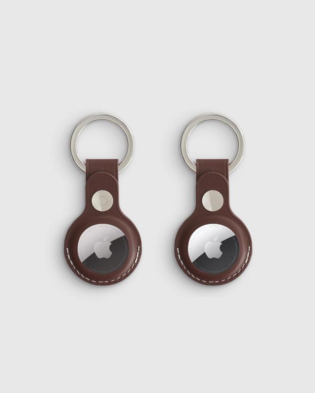 Nappa Leather AirTag Key Ring (2-Pack) Product Image