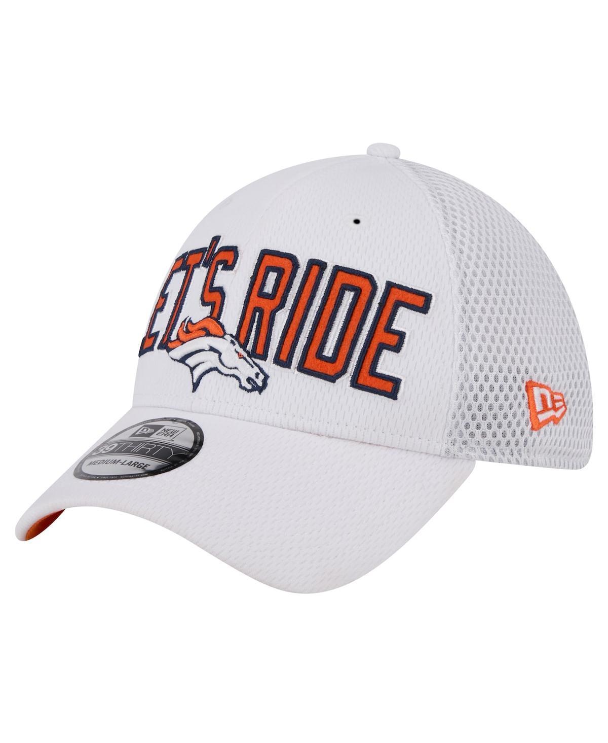 New Era Mens White Denver Broncos Breakers 39THIRTY Flex Hat Product Image