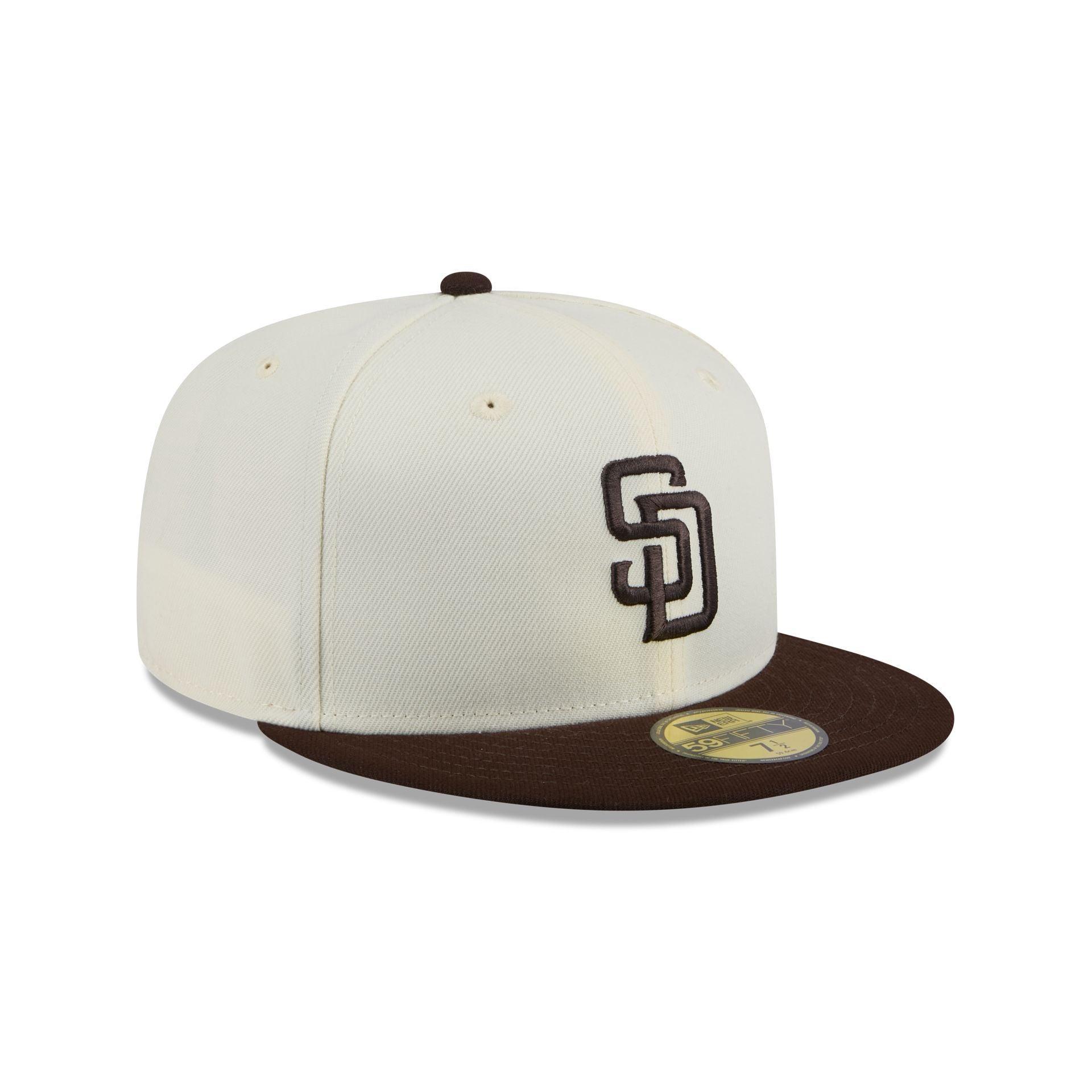 San Diego Padres Chrome 59FIFTY Fitted Hat Male Product Image