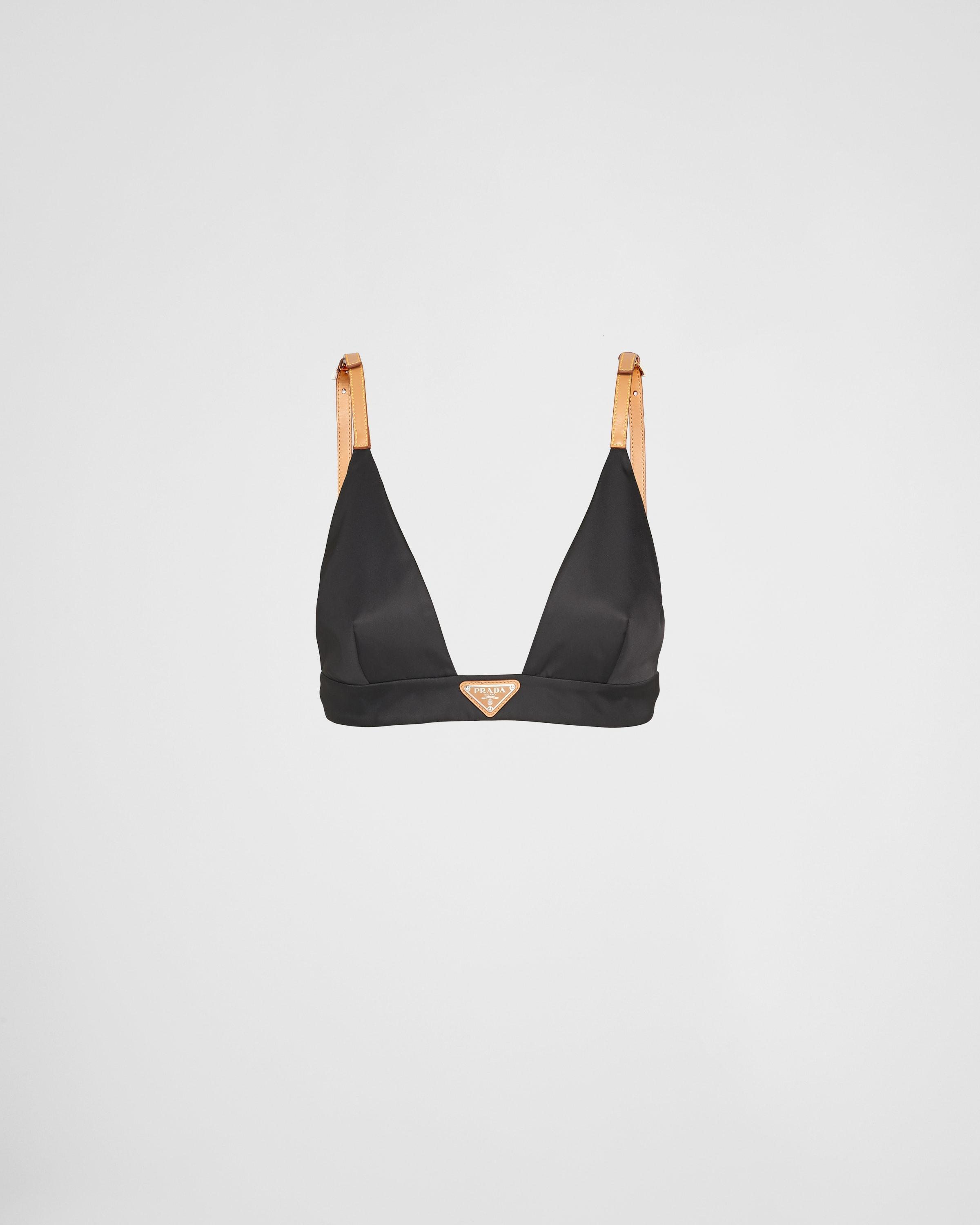 Re-Nylon triangle bra Product Image