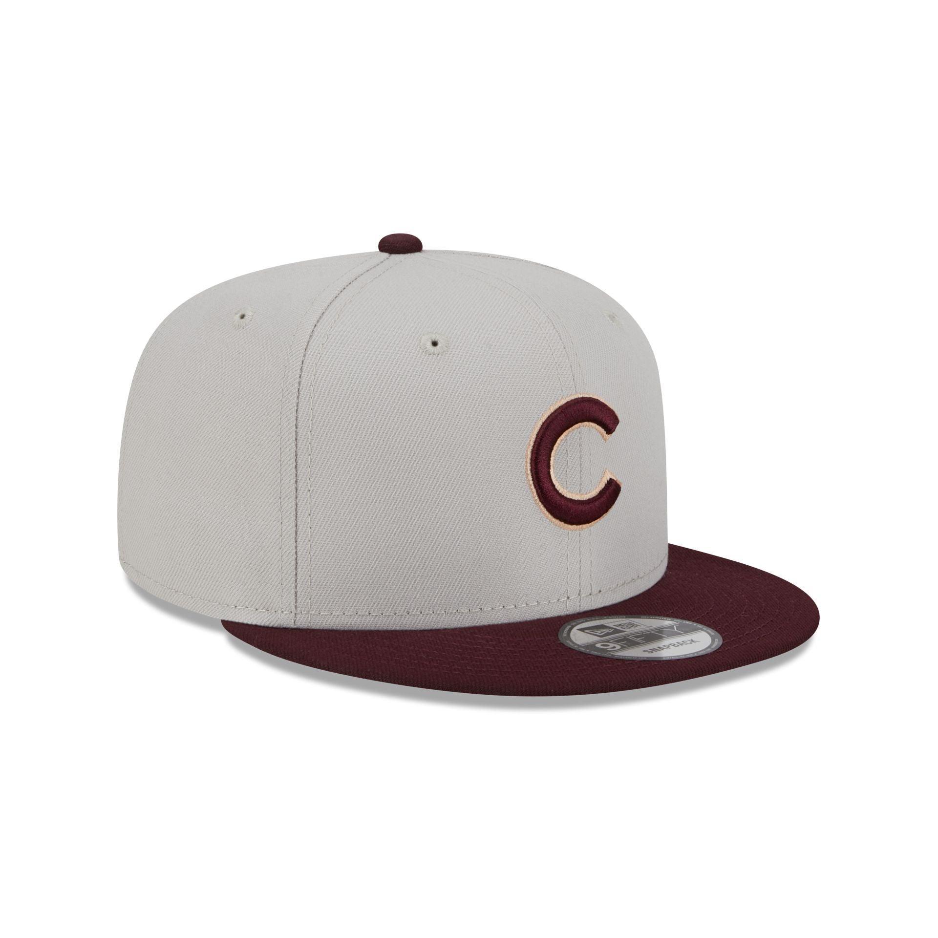 Chicago Cubs Mauve Visor 9FIFTY Snapback Hat Male Product Image