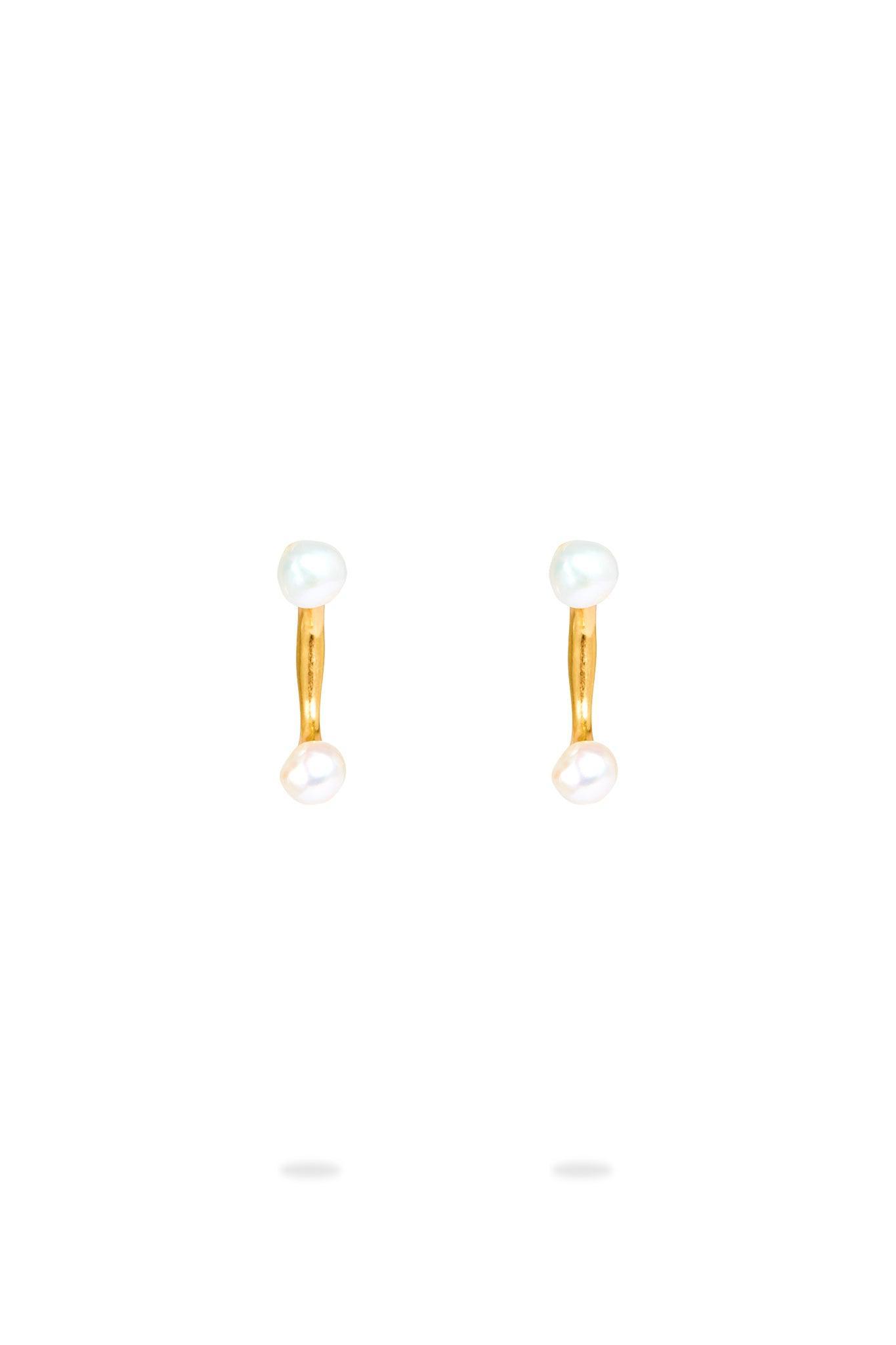 Spectral Mini Pearl Drop Stud Product Image