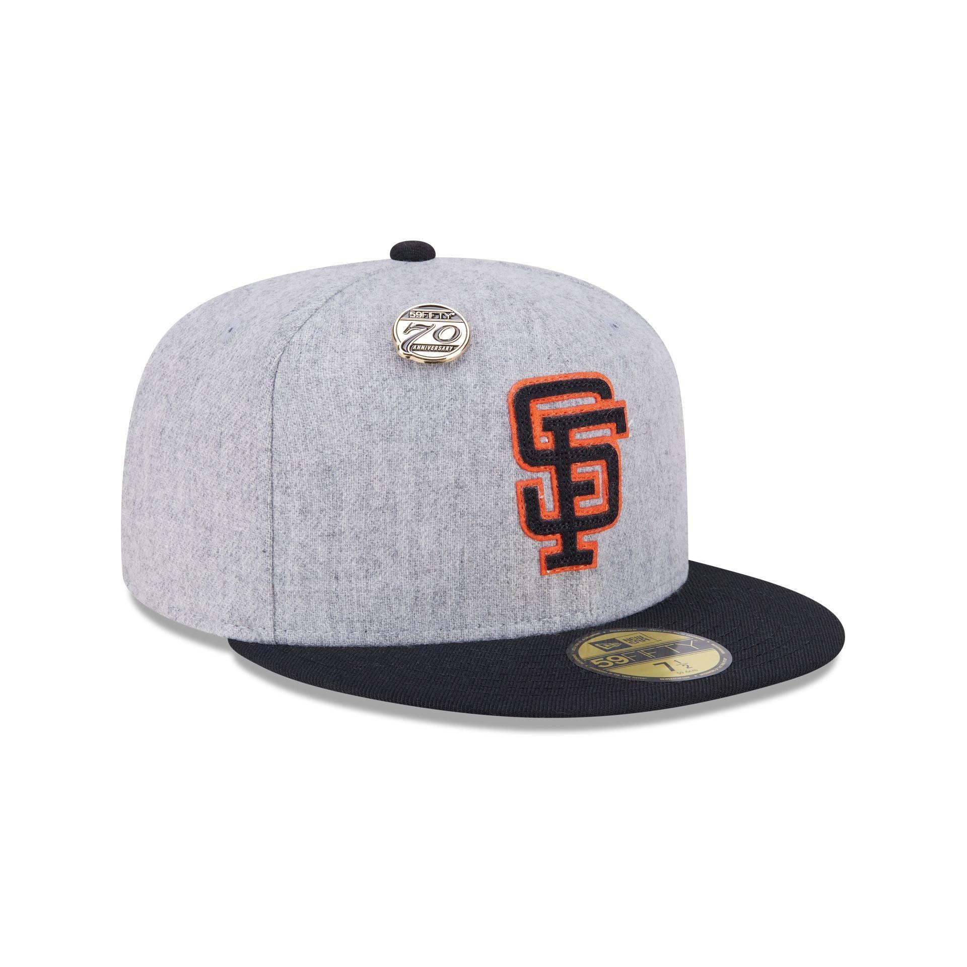 San Francisco Giants 70th Anniversary Gray 59FIFTY Fitted Hat Male Product Image