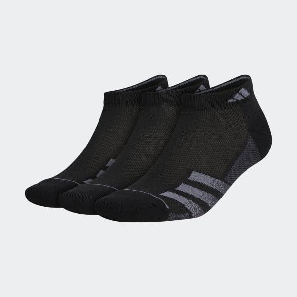 Big & Tall adidas 3-pack Superlite Stripe 3 Low-Cut Socks, Mens Black Product Image