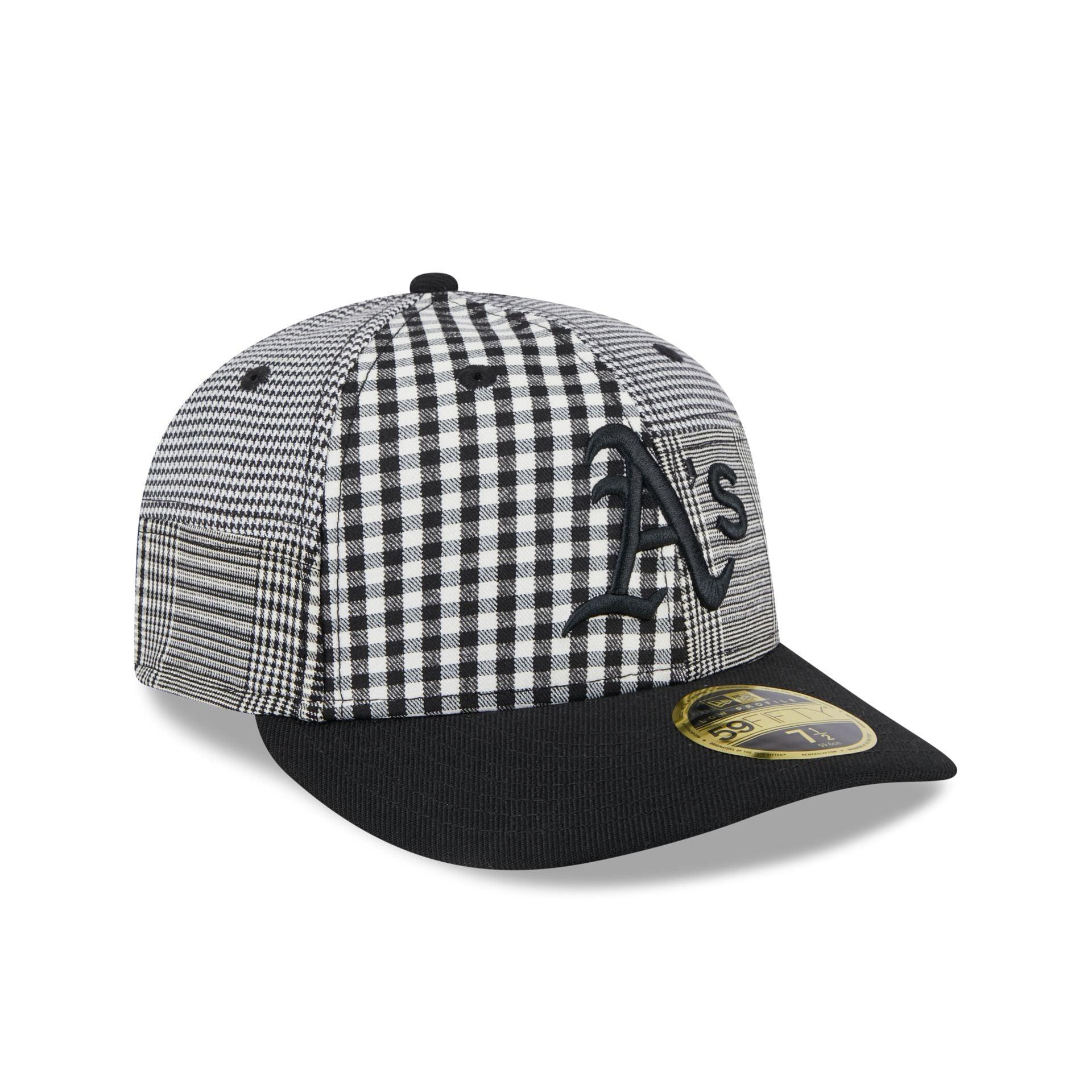 Oakland Athletics Patch Plaid Low Profile 59FIFTY Fitted Hat Male Product Image