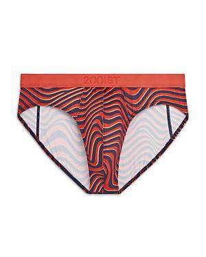 2(X)IST Sliq Brief (Sunset Stripe) Men's Underwear Product Image