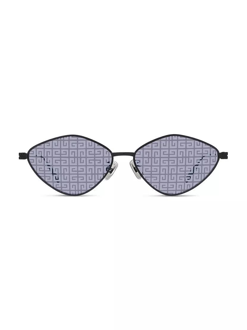 57MM GV Speed Mirrored Sunglasses Product Image