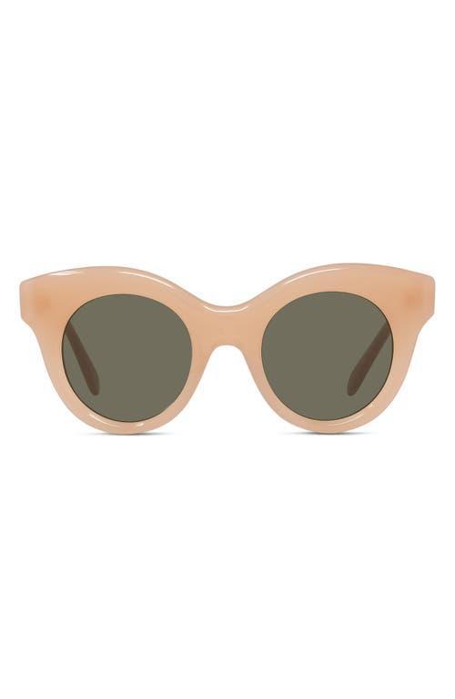 Loewe Curvy 49mm Small Round Sunglasses Product Image