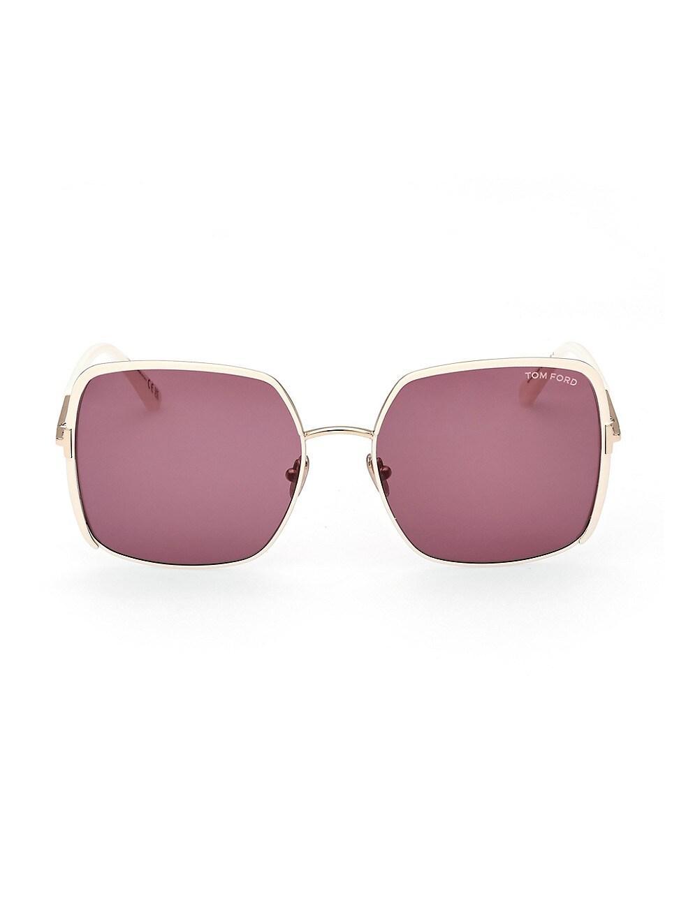 TOM FORD Raphaela 60mm Butterfly Sunglasses Product Image