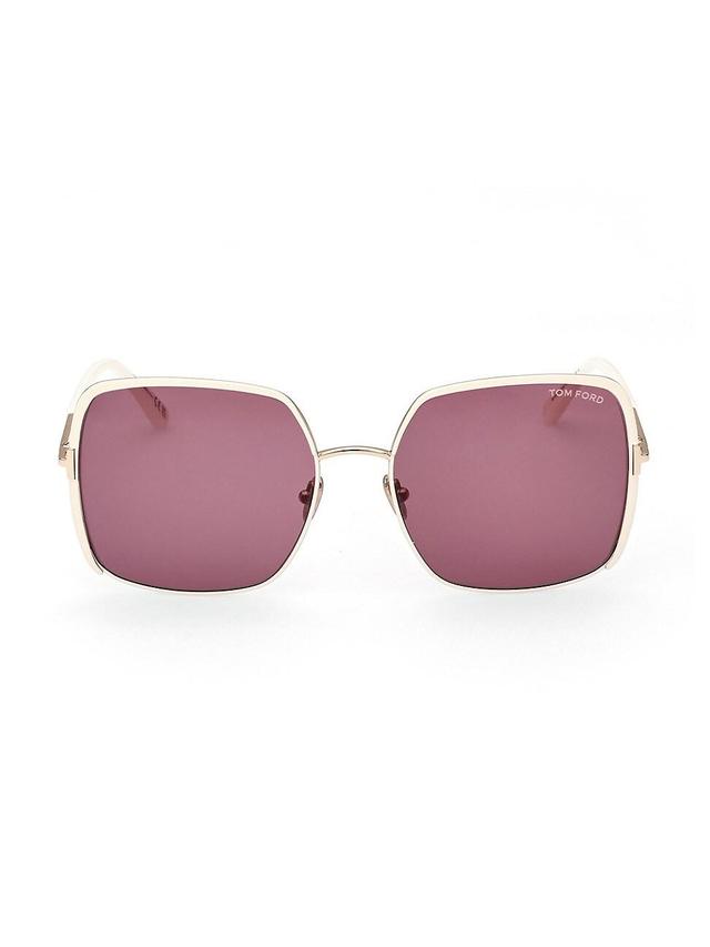 Womens Raphaela 60MM Butterfly Sunglasses Product Image