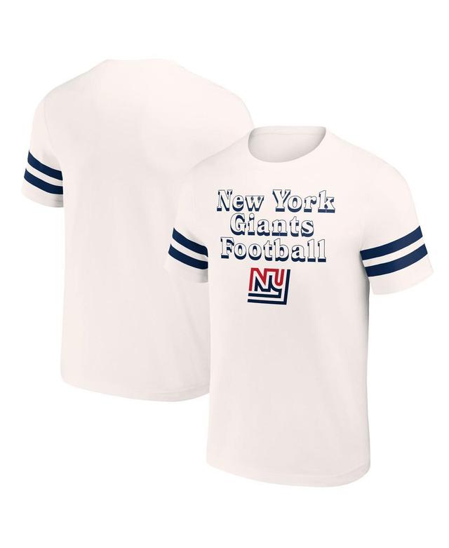 Mens NFL x Darius Rucker Collection by Fanatics Cream New York Giants Vintage T-Shirt Beige Over Product Image