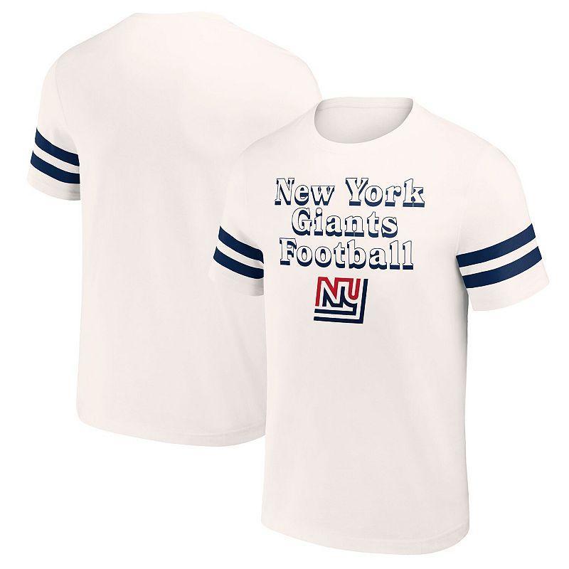 Mens NFL x Darius Rucker Collection by Fanatics Cream New York Giants Vintage T-Shirt Beige Over Product Image